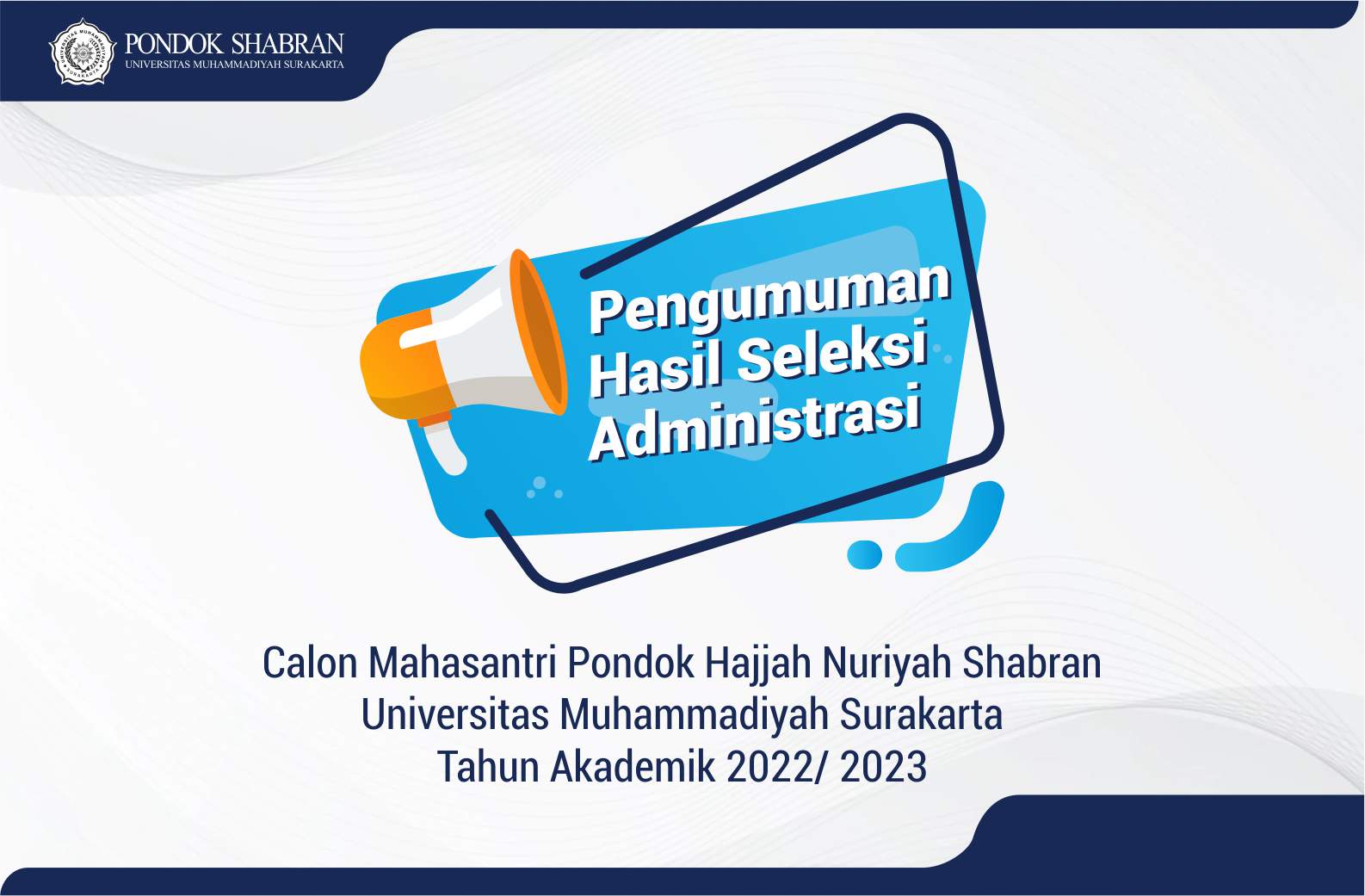 Hasil Administrasi PMB Banner Web