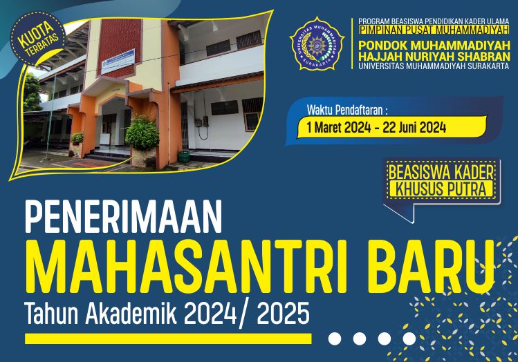 Berita PMB Pondok Shabran UMS 2024 2025