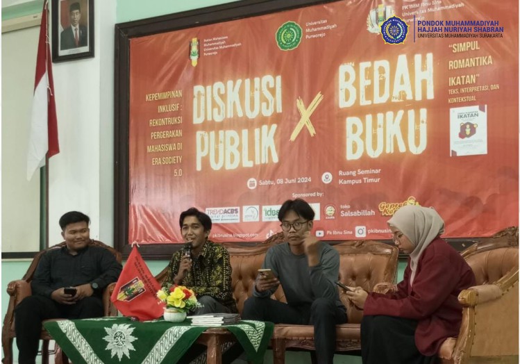 IMM Shabran Bedah Buku Simpul Romantika