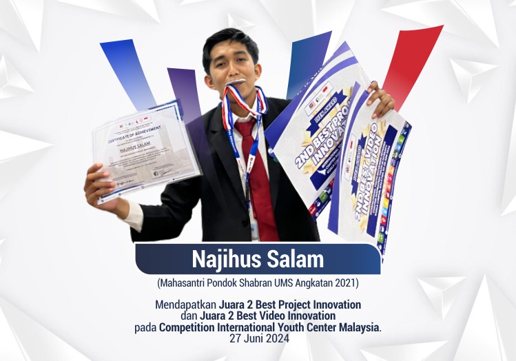 Mahasantri Pondok Shabran UMS Najih Juara Malaysia