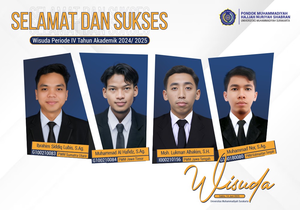 Berita Wisuda IV 2024 2025 Pondok Shabran UMS Berita Wisuda IV 2024 2025 Pondok Shabran UMS