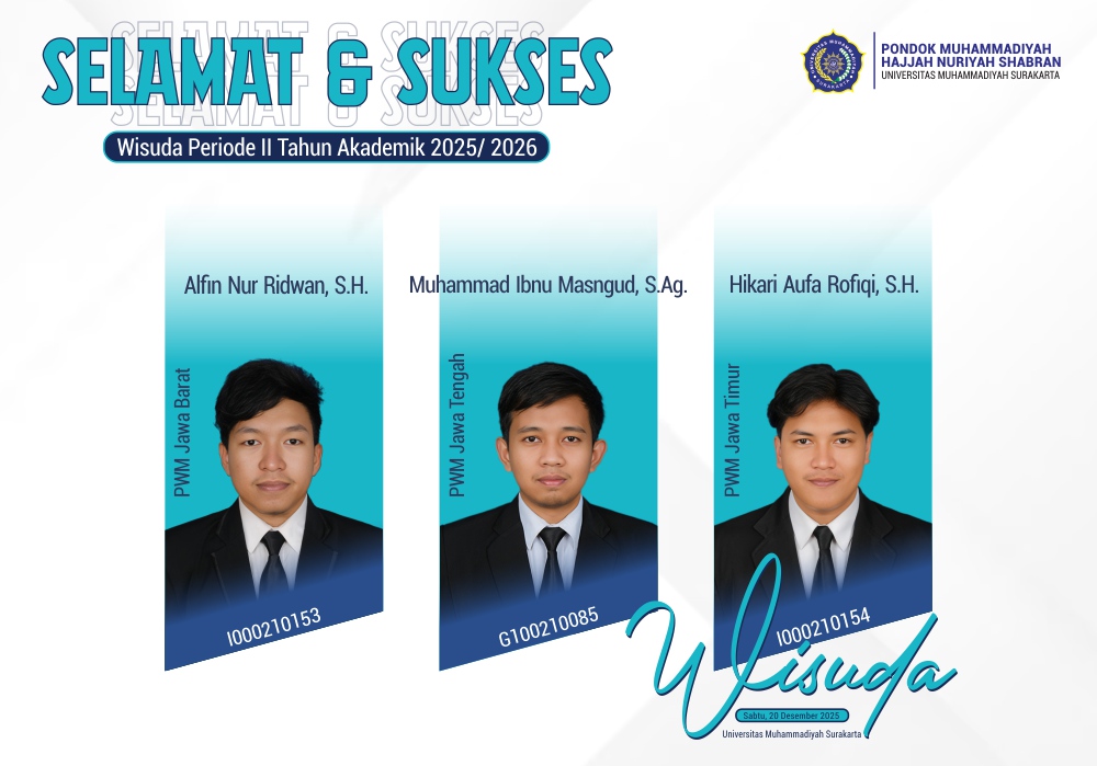 Wisuda II Pondok Shabran UMS2025 2026 Wisuda II Pondok Shabran UMS2025 2026