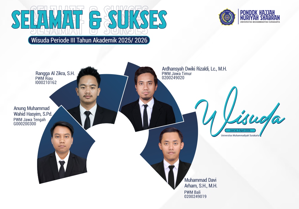 Wisuda III Mahasantri Pondok Shabran UMS 2025 2026 Wisuda III Mahasantri Pondok Shabran UMS 2025 2026