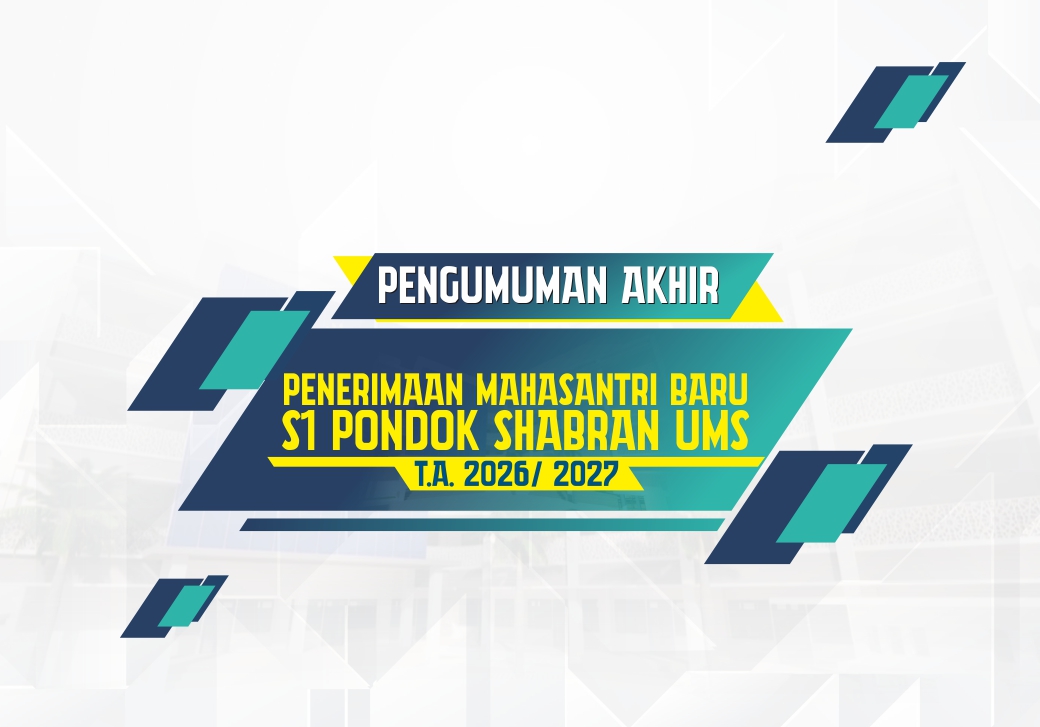 Berita Pengumuman Akhir PMB Pondok Shabran UMS 2026 2027 Website Berita Pengumuman Akhir PMB Pondok Shabran UMS 2026 2027 Website