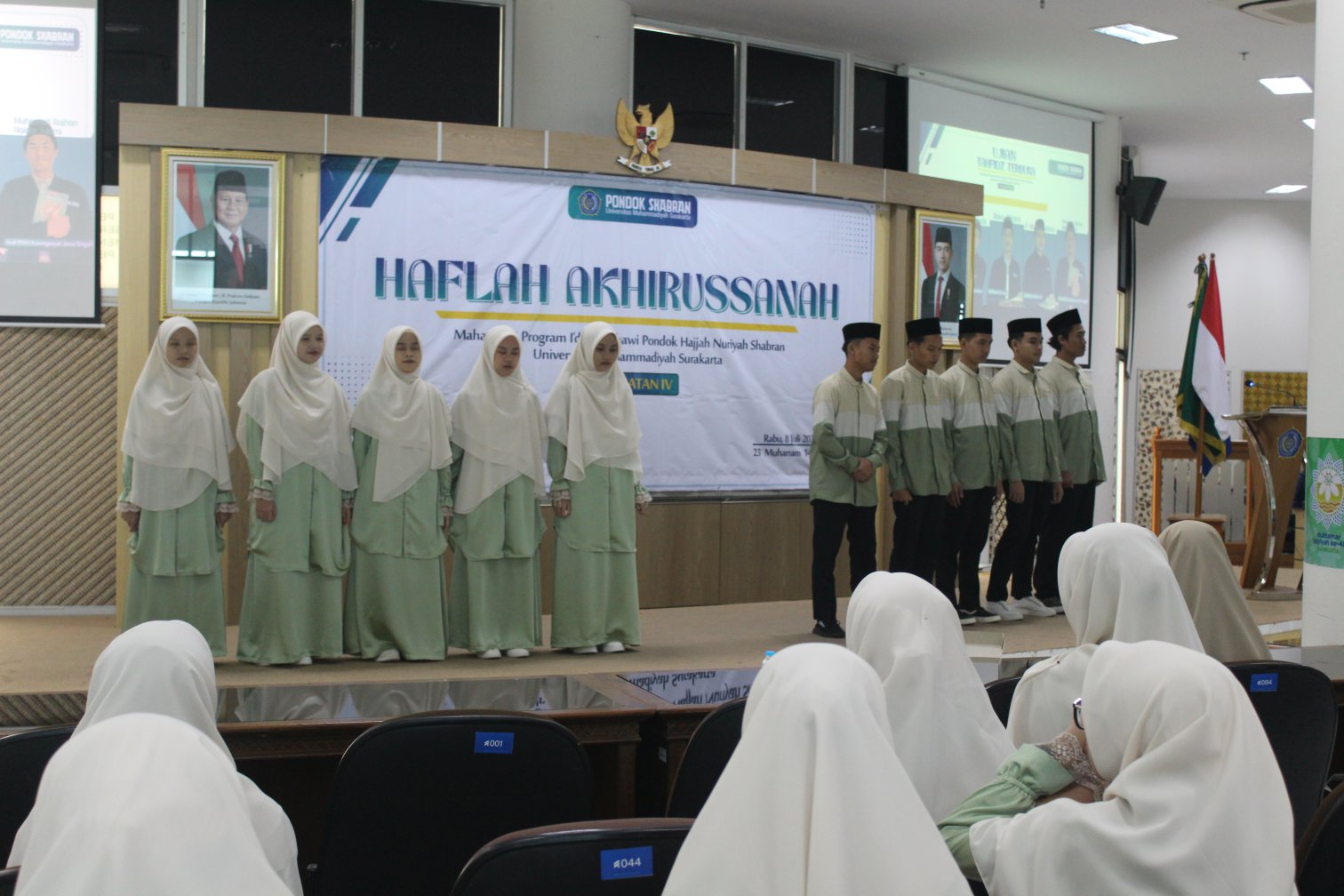 Haflah Akhirussanah Pondok Shabran UMS Angkatan 2025 Ujian Hafalan 10 Juz